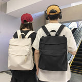 Lkblock Backpacks College Shoulder Bag Travel For Teenage Girls Nylon Unisex Fashion School Bags Female Student Men Cool Women