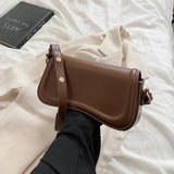 Lkblock New Luxury Designer Shoulder Crossbody Bags for Women 2024 Pu Leather Trend Female Underarm Bag Fashion Purse Flap Handbags