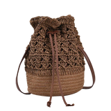 Lkblock New Hot Selling 2024 Fashion Women's Bag High Quality Bohemian Style Hollow Weaving Crossbody Bag Unique Design Commuter Bag