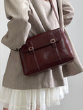 Lkblock Chic and Sophisticated Vintage Womens Crossbody Bag Featuring Spacious Storage Capacity