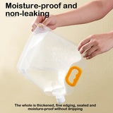 Lkblock Grain Storage Bag Portable Insect Proof Moisture Proof Fresh Keeping Bag Recyclable Portable Transparent Grain Storage Bags