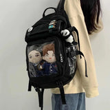 Lkblock Fashion Women Backpacks 2024 Trend New Design JK Uniform Ita Bags Large Capacity Harajuku College Students Mochilas