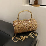 Lkblock Hot Selling Trend Chain Sequin Fashionable High-quality Women's Shoulder Bag 2024 New Casual Women's Crossbody Bag Handbag