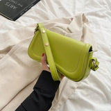 Lkblock New Luxury Designer Shoulder Crossbody Bags for Women 2024 Pu Leather Trend Female Underarm Bag Fashion Purse Flap Handbags