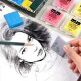 Lkblock Solid Color Plasticity Rubber Eraser Soft Sketch Wipe Highlight Kneaded Erasers School Art Painting Supplies Student Stationery