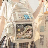 Lkblock Fashion Women Backpacks 2024 Trend New Design JK Uniform Ita Bags Large Capacity Harajuku College Students Mochilas