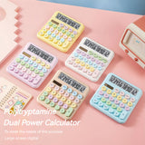 Lkblock Dopamine Candy Colored Desktop Calculator, High Beauty, Office, School, Student Stationery, Cute, Kawaii