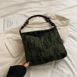 Lkblock 2024 Chinese Style Woman Shoulder Bag Fashion Underarm Bag Lady Travel Shopper Shopping Retro Handbags and Purses