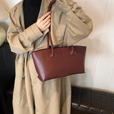 Lkblock Large PU Leather Underarm Bags for Women Winter Y2K New Trend Fashion Shoulder Tote Bag Luxury Handbags and Purses