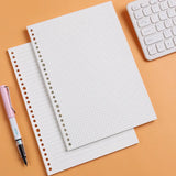 Lkblock A5 B5 20Holes Loose-Leaf Notebook Refill 60Sheet Spiral Binder Paper Index Inside Page Dot Grid Blank Connell Stationery