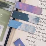 Lkblock 2pcs/set Fantasy Clouds Sun Moon Magnetic Bookmarks Students Book Page Holder Reading Items Korean Stationery Office Supplies