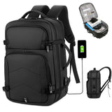 Lkblock Large 15.6 inch Laptop Backpack Men Business Notebook Rucksack Waterproof Bag Pack USB Charging Travel Camera Student Backpacks