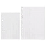 Lkblock A5 B5 20Holes Loose-Leaf Notebook Refill 60Sheet Spiral Binder Paper Index Inside Page Dot Grid Blank Connell Stationery