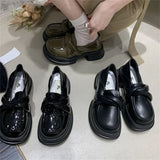 Lkblock Green Luxury Leather Casual Black Women's Summer Footwear Platform Shoes For Woman Loafers On Sale Trend Offer High Quality