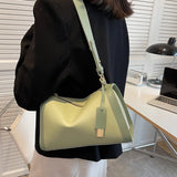 Lkblock New High-Quality Texture Shoulder Bag PU Fashion Large-Capacity Underarm Bag Design Trendy All-Match Handbags