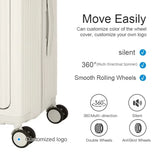 Lkblock Front Open Suitcase Rolling Luggage Suitcase 20 22 24 26 Inch Aluminium Alloy Trolley Handle Carry on Luggage Storage Travel Bag