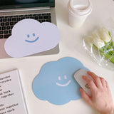 Lkblock Kawaii Cloud Mouse Pad Cute Desk Mat Waterproof Non Slip Insulation Pad Korean Stationery Table Mat Coster Office Supplies