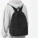 Lkblock Simple Pattern Woman School Backpack Man College Student Travel Rucksack A4 Book Schoolbag For Teenage Girl Boy New Mochila