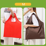 Lkblock Foldable Shopping Bag Reusable Travel Grocery Bag Eco-Friendly One Shoulder Handbag For Travel Cartoon Cactus Printing Tote Bag