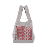 Mini over the Shoulder Bags Bling Thank You Women's Purses Bags