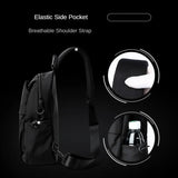 Lkblock Male Shoulder Chest Bag for Men Casual Crossbody Bag Men Anti Theft School Summer Outdoor Short Trip Messengers Sling Bag