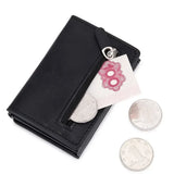 Lkblock New PU Leather Men Wallet Rfid Anti-magnetic Credit Cards Holder with Organizer Coin Pocket & Money Clips Purse