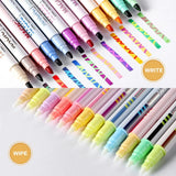 Lkblock Double-ended Magic Color Changing Highlighter Pen Set, Student Diary Scrapbook Painting, DIY Making, School office stationery