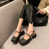 Lkblock Thick Soles Increase Small Shoes 2024 Autumn New Small British Wind plus Velvet Single Shoes Muffin Sole Loafers