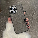 Lkblock Luxury  Glitter Clear Phone Case For iPhone15Pro Max 11 12 13 14 Plus Flash Drill TPU Transparent Camera Protection Cases Cover