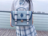 Lkblock Japanese Preppy Style Woman Bag Kawaii Girls Student Cosplay Jk Uniform  Diamond Metal Backpack Handbag Zipper Schoolbag