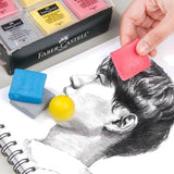 Lkblock Solid Color Plasticity Rubber Eraser Soft Sketch Wipe Highlight Kneaded Erasers School Art Painting Supplies Student Stationery