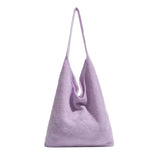 Lkblock Y2K Silver Big Soft Shoulder Bags for Women Luxury Brand Small Armpit Bag Female Underarm Handbags and Purses