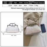 Lkblock Shining Crossbody Bags For Women Sequined Women's Bag Female Purses Luxury Lady Party Wedding HandBag Fashion Evening Clutch bag