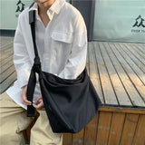 Lkblock Men's And Women's Large Capacity Messenger Bag Crossbody Bag Student Bag High Quality Canvas Travel Outdoor Fitness Bag