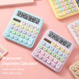 Lkblock Dopamine Candy Colored Desktop Calculator, High Beauty, Office, School, Student Stationery, Cute, Kawaii