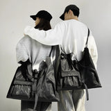 Lkblock Work New School Women Men Nylon Shoulder Strap Designer Brands Big Size Crossbody Bags With Large Pockets Zipper Shopping