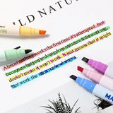 Lkblock Double-ended Magic Color Changing Highlighter Pen Set, Student Diary Scrapbook Painting, DIY Making, School office stationery