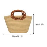 Lkblock Tote Bag for Women Large Straw Beach Bag Summer Woven Tote Bags Raffia Boho Straw Handbag Purse Fashion Basket Bucket Bag 2024