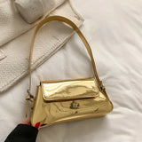 Lkblock Brand Luxury Designer Laser Women Armpit Bag Silver Chic Female Shoulder Bags Party Clutches Trend Lady Purses And Handbags