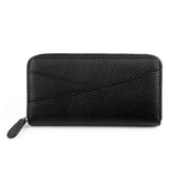 Lkblock Womens Wallet RFID Leather Zip Around Wallet Large Capacity Minimalist Wallets Clutch Travel Credit Card Long Purse for Women