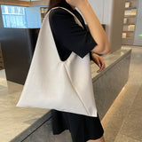 Lkblock Oversized Shoulder Bags For Women Soft Leather Large Capacity Shopping Totes Lightweight Underarm Shoppers Female Handbags