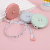 Lkblock Solid Color Round Soft Tape Rulers Simple Body Sewing Flexible Measuring Tools School Student Supplies Gifts Tailor Craft