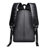 Lkblock Business leather Travel Leisure Student large capacity men's laptop backpack school bags  Polyester  Softback  Mainland China