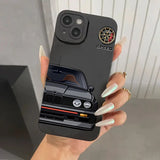 Lkblock Stylish Car Pattern Shockproof Phone Case For iPhone 16 15 14 13 12 11 Pro Max 13 12 Mini XSMax XR X 7 8 Plus SE 2022 Soft Cover