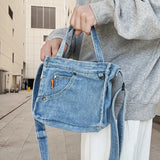 Lkblock Mini Blue Denim Bag