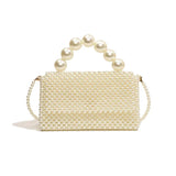 Lkblock Chic Everyday Pearl Weave Tote Bags