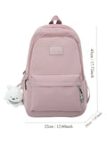 Lkblock This Is a Backpack, Simple, Fresh and Fashionable, Suitable for Middle School Students and College Students to Use.