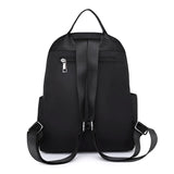 Lkblock Casual Oxford Backpack Women Waterproof School Bag Quality Ladies Travel Bag Solid Color Multiple Pockets Backpack Female