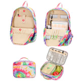 Lkblock 2024 New Cute School Backpack For Girls Cute Kids School Book Bags with Lunch Box Pencil Bag Pendant Casual Daypacks