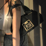Lkblock Y2k Vintage Women Shoulder Bag Original Designer Fashion Luxury Handbag Large Capacity Harajuku Casual Female Crossbody Bag